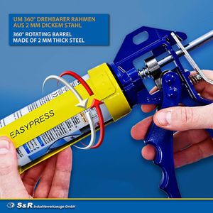 Produktbild für Kartuschenpresse S&amp;R 278239101, mechanisch