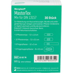 Produktbild für Pflaster Wero MasterTex Mix, 30 Strips