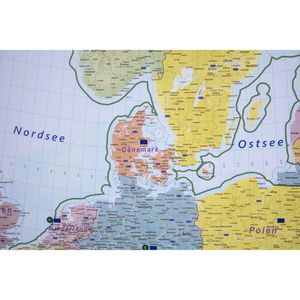 Produktbild für Europakarte GeoMetro Verwaltungskarte, rahmenlos