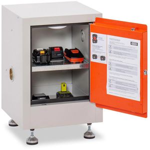 Produktbild für Akku-Ladeschrank CEMO FMplus US, mit 2 Steckdosen