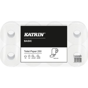 Produktbild für Toilettenpapier Katrin Basic Toilet 250, 169505