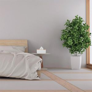 Produktbild für Taschentuchbox Relaxdays 10027743, aus Kunststoff / Bambus