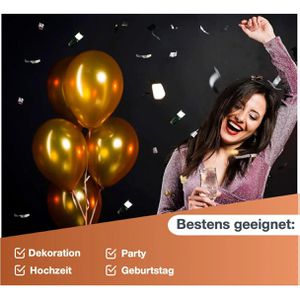 Produktbild für Luftballons TK-Gruppe gold