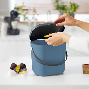 Produktbild für Mülleimer Rotho Albula 1030306161, Horizon blue