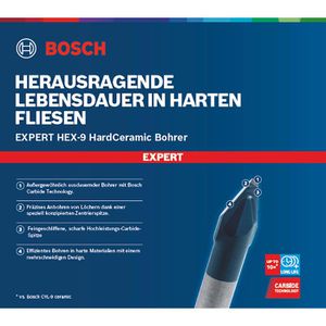 Produktbild für Bohrer Bosch Expert HEX-9 HardCeramic