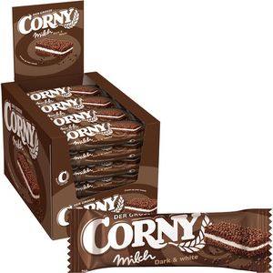 Produktbild für Müsliriegel Corny Milch Dark &amp; White