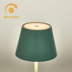 Produktbild für Tischlampe Rolf-Kern Club, türkis mit LED