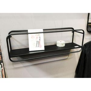 Produktbild für Wandregal Haku-Möbel 23505, schwarz