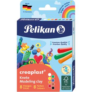 Knete Pelikan Creaplast 606035, 8 Stangen