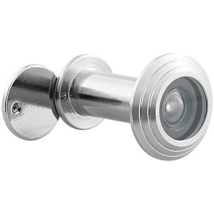 Türspion Böttcher-AG silber matt, Blickwinkel 160°