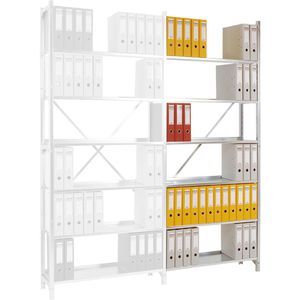 Anbauregal Manuflex Registra, RA2052, Aktenregal