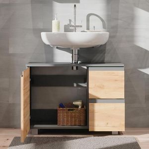 Produktbild für Waschbeckenunterschrank Vicco J-Shape, stehend