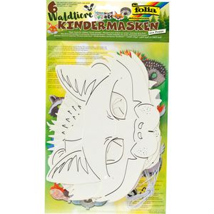 Bastelset Folia 23259 Kindermasken Waldtiere