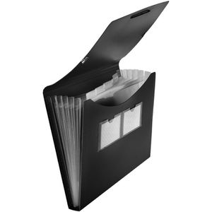 Fächermappe Foldersys 70004-30, A4, schwarz
