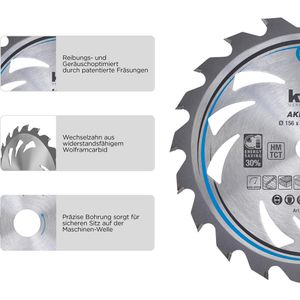 Produktbild für Kreissägeblatt kwb 586954
