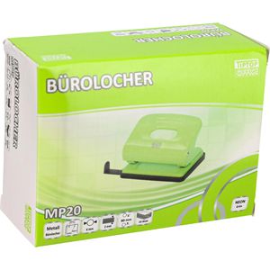 Produktbild für Locher TipTop-Office TTO 405676, MP20, grün