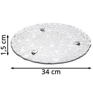Produktbild für Tortenplatte Leonardo Heart 070585, handgefertigt