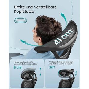 Produktbild für Bürostuhl Songmics OBN063BH01