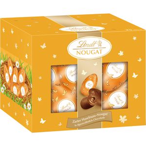 Schokoeier Lindt Nougat, Vollmilchschokolade