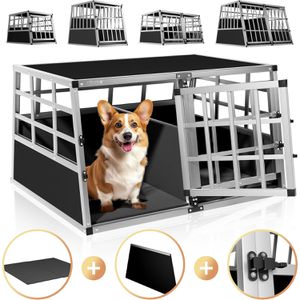 Produktbild für Tiertransportbox CADOCA Gr. XL, aus Aluminium