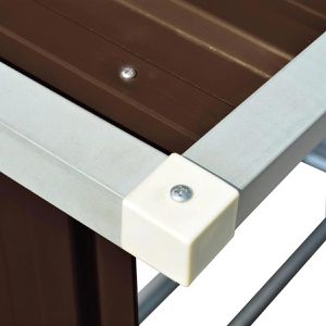 Produktbild für Holzunterstand vidaXL Holzlagerschuppen, braun
