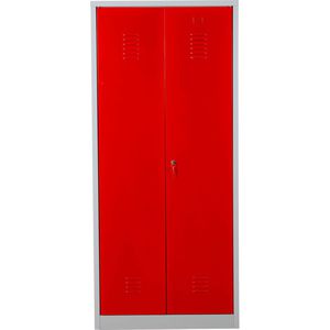 Produktbild für Mehrzweckschrank G-Office CLC/FD.1880, abschließbar, rot