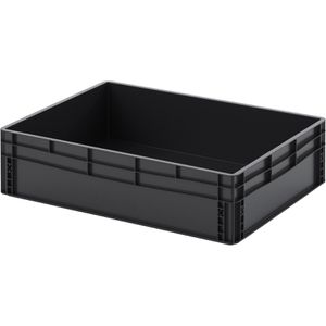 Produktbild für Eurobox AUER ESD EG 86/22 HG, schwarz, 87 Liter
