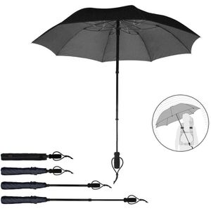 Produktbild für Regenschirm Euroschirm teleScope handsfree schwarz, sturmfest