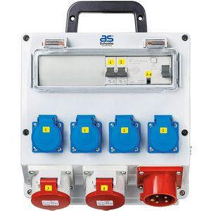 CEE-Stromverteiler as-Schwabe Fixo 1, mobil, für außen