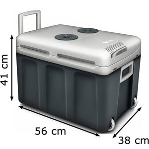Produktbild für Kühlbox tillvex TVKB45-01, grau, 40 Liter