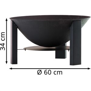 Produktbild für Feuerschale DEMA Teneriffa, aus Stahl