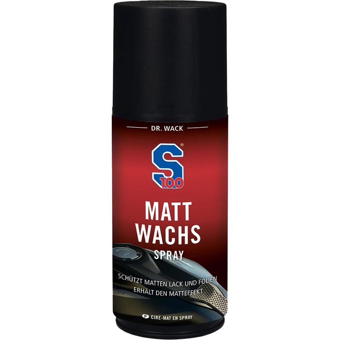 Dr.Wack Lackversiegelung S100 Matt-Wachs Spray, für Lack und Folie, 2460,  mit Abperl-Effekt, 250ml – Böttcher AG
