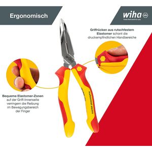 Produktbild für Flachrundzange Wiha 27425, Professional electric