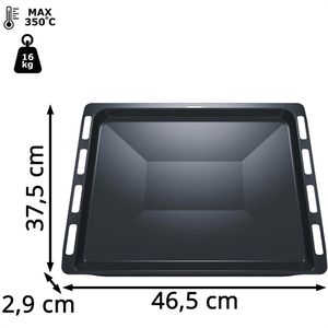 Produktbild für Backblech Bosch HEZ431002, grau, aus Emaille
