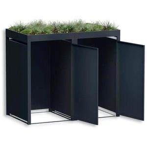 Produktbild für Mülltonnenbox Metzler MMB-2-2X, Metall