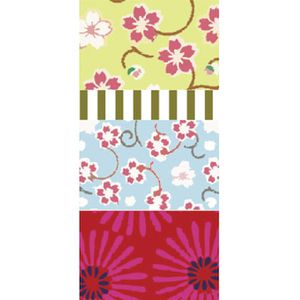 Produktbild für Washi-Tape Folia 26405 Blumenreigen