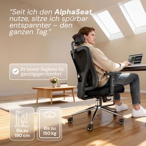 Produktbild für Bürostuhl LUTIVO AlphaSeat