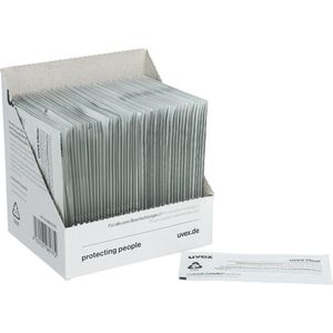 Brillenputztücher Uvex Feuchtreinigungstücher 9963, feucht