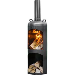 Produktbild für Terrassenofen CookKing CK2030, schwarz, aus Stahl