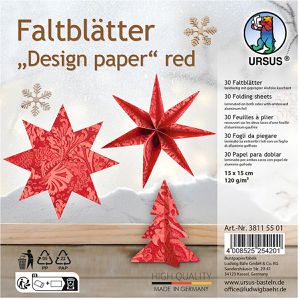 Produktbild für Faltblätter Ursus 38115501 Designpapier