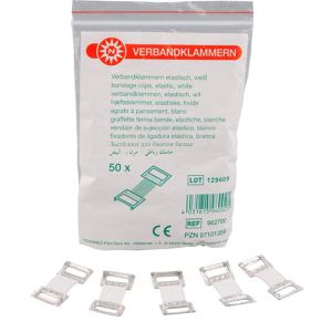 Verbandklammern Nobamed weiß