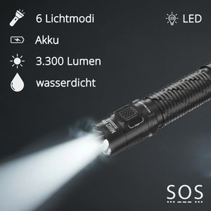 Produktbild für Taschenlampe Nitecore MH12PRO LED aufladbar