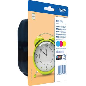 Tinte Brother LC-125RBW cyan+mag+gelb