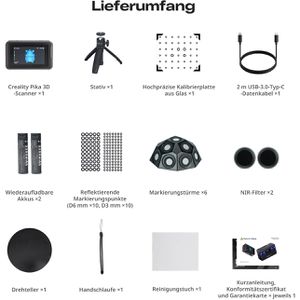 Produktbild für 3D-Scanner Creality Pika, kabellos und kabelgebunden