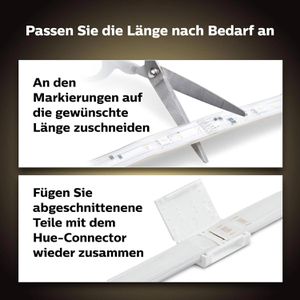 Produktbild für LED-Streifen Philips-Hue Plus Basis Set, dimmbar, weiß + RGB