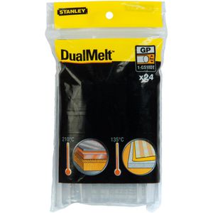 Produktbild für Heißklebesticks Stanley DualMelt, transparent