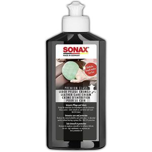 Sonax Lederpflege Premium Class, Lederpflegecreme, für Glattleder, Intensiv-Pflege und Schutz, 250ml