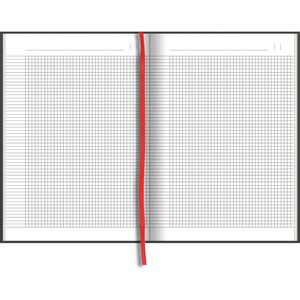 Produktbild für Notizbuch Oxford 400047607 Black n Red, Karton Hardcover