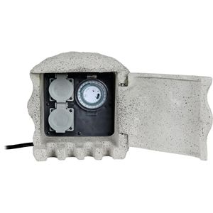 Produktbild für Gartensteckdose Heitronic Piedra