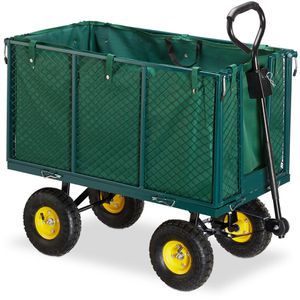 Gartenwagen Relaxdays 10026073, 220 Liter, bis 500 kg